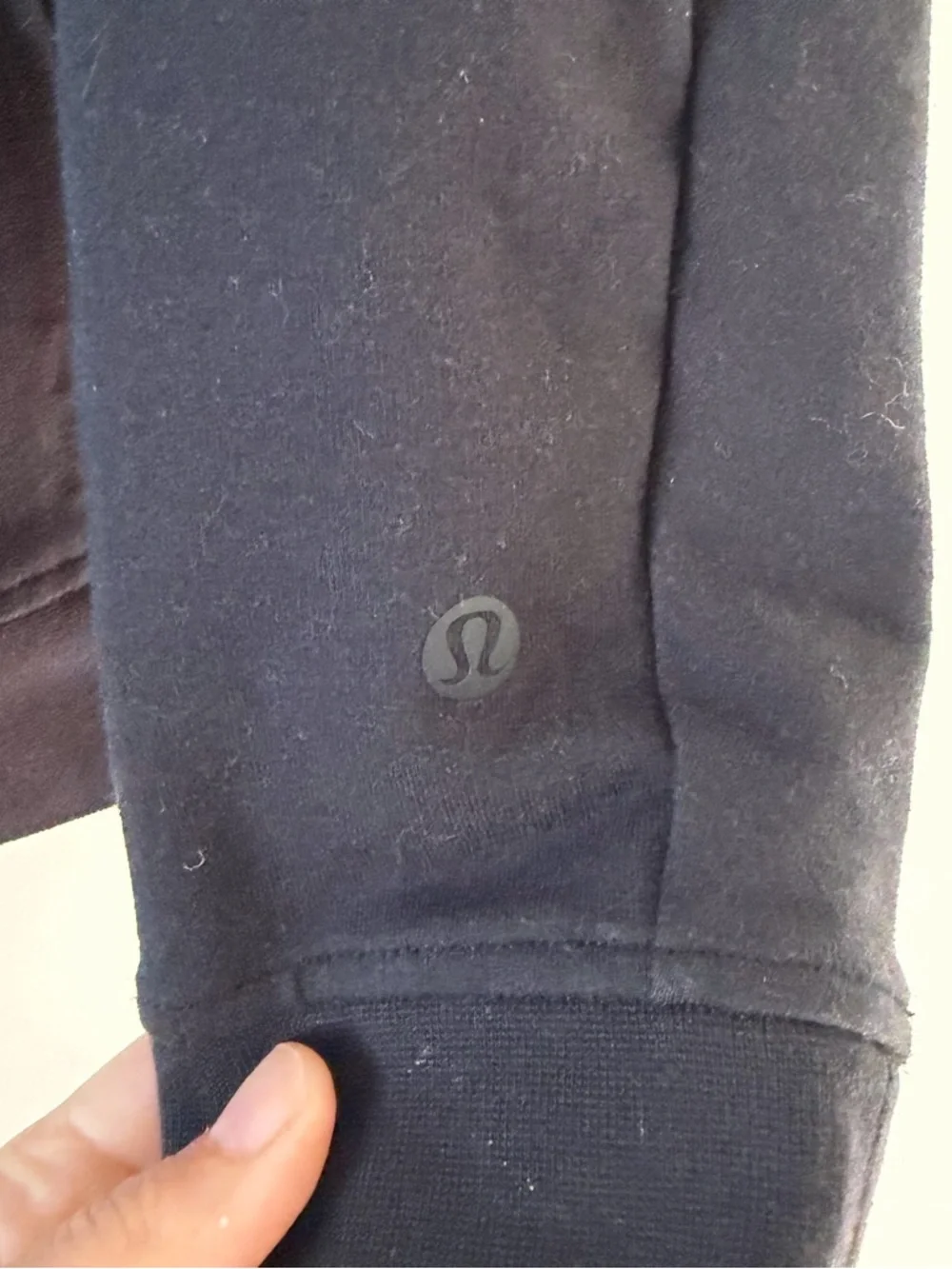 Lululemon Black Full-Zip Hooded Lightweight Jacket *NOTE COMPANY LOGO* - Picture 3 of 4